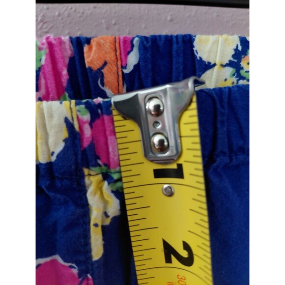 Lauren Ralph Lauren Women's Navy Floral Pajama Set Sz L Cottage Core Loungewear - Picture 13 of 16